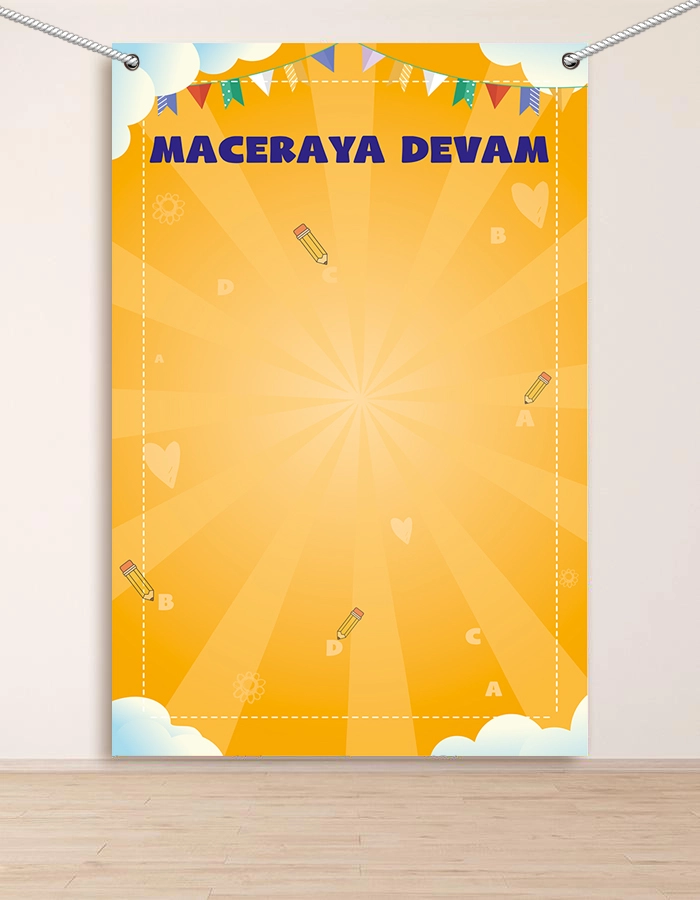 Maceraya Devam Hatıra Fotoğraf Panosu Branda 160x200
