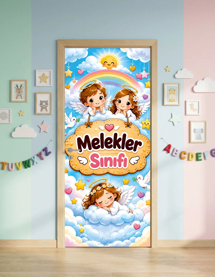 Anasınıfı Kapı Giydirme (Melekler)