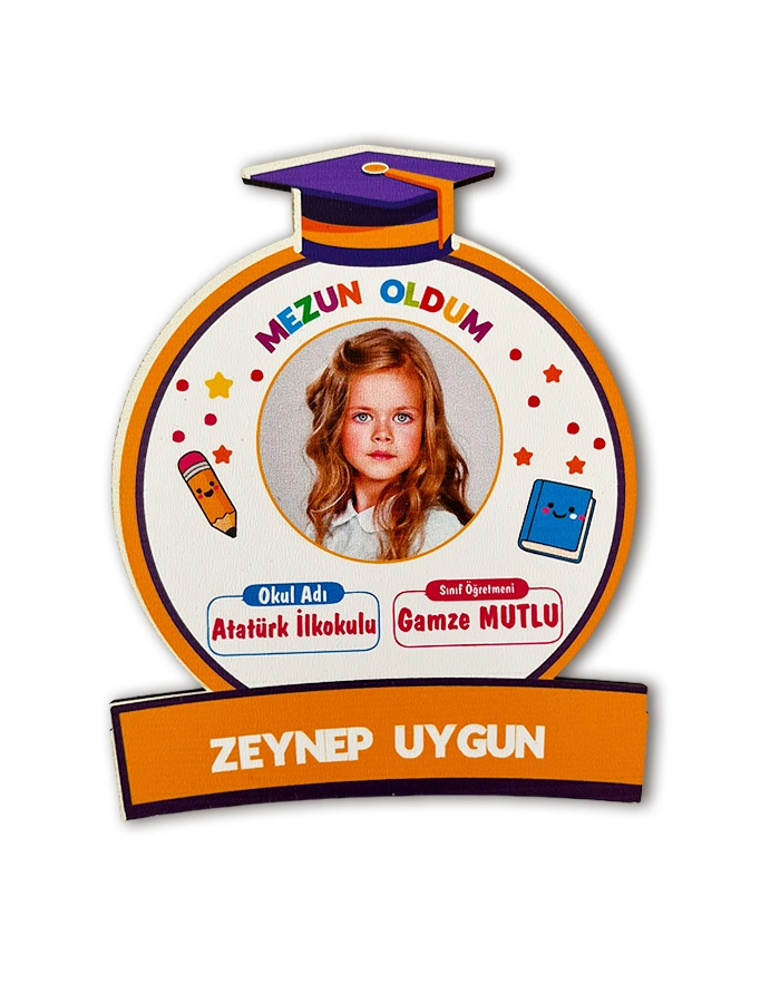 Mezuniyet Hatırası Ahşap Magnet
