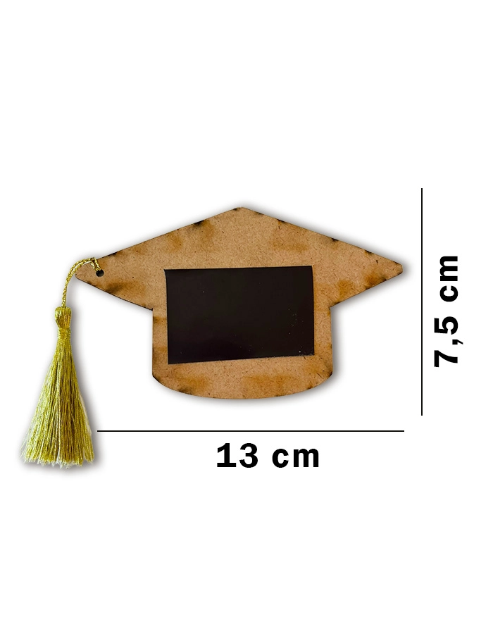Mezuniyet Hatırası Ahşap Magnet