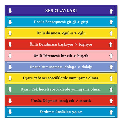 Türkçe Merdiven Yazıları 12 (Laminasyonlu)