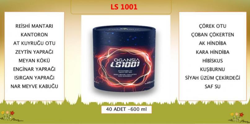 OGANSIA LS1001 BİTKİ KARIŞIMLI SIVI EKSTRAKT - 600 ML