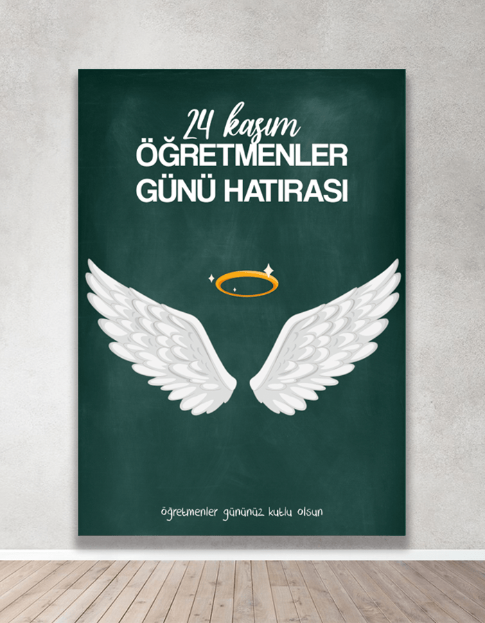 Öğretmenler Günü Hatırası Fotoğraf Branda 100x150