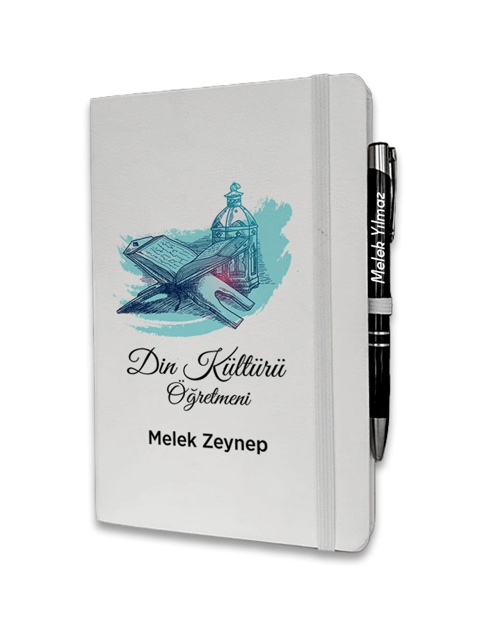 Kişiye Özel Din Kültürü Öğretmeni Baskılı Ajanda ve Kalem Seti