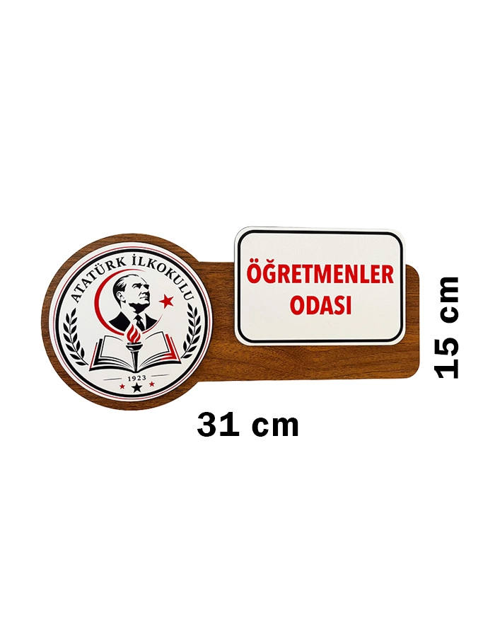 Kişiye Özel Ahşap Kapı İsimliği