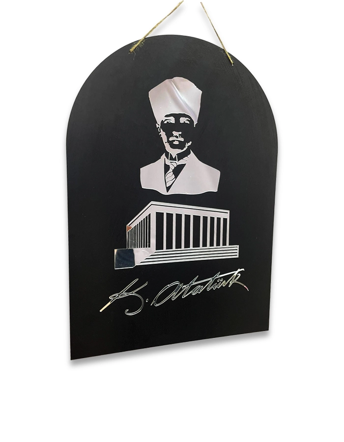 10 Kasım Atatürk’ü Anma Dekoratif Ahşap Tablo 35x50