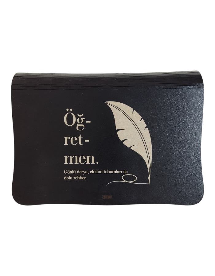 Öğretmenler Günü Hediyesi Kişiye Özel Ahşap Kutulu Mühür