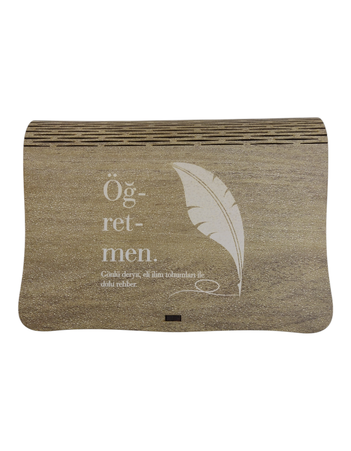 Öğretmenler Günü Hediyesi Kişiye Özel Ahşap Kutulu Mühür