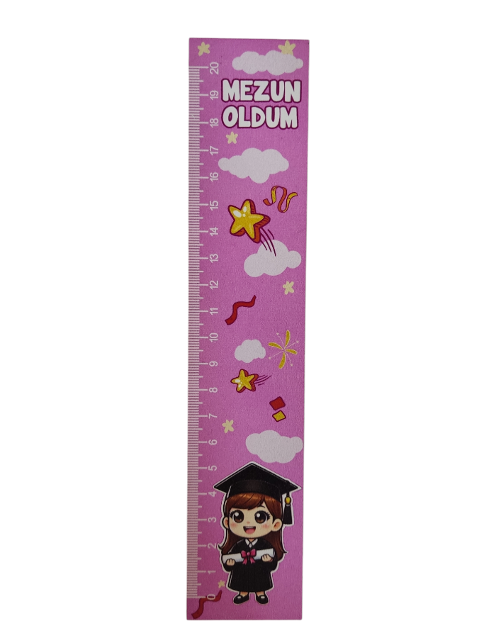 Mezuniyet Hediyesi Uv Baskılı Ahşap Kumbara Kalemlik Set 10 Parça