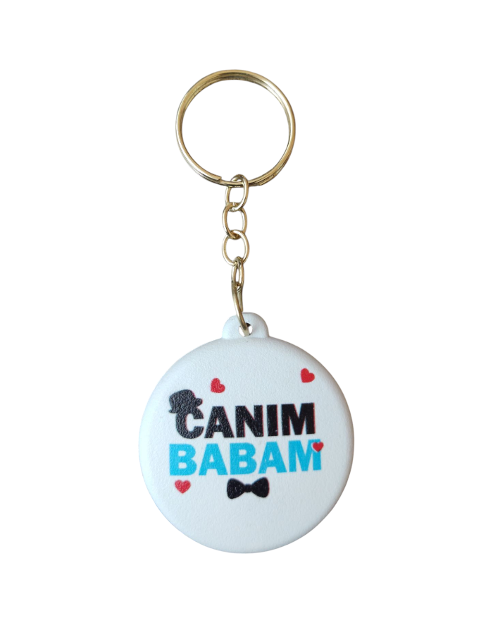 Babalar Günü Hediyesi Açacaklı Anahtarlık
