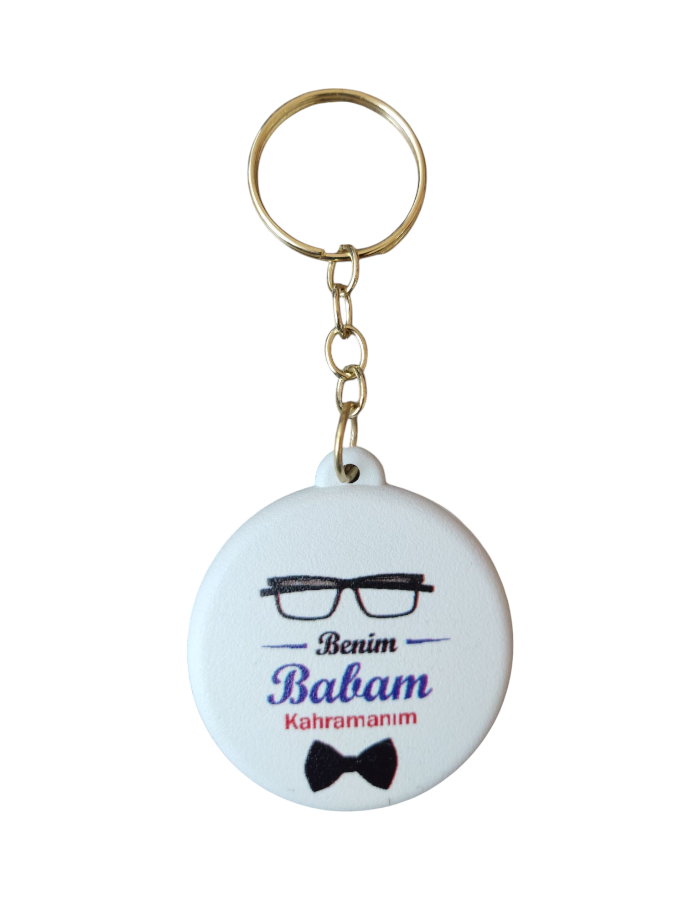 Babalar Günü Hediyesi Açacaklı Anahtarlık