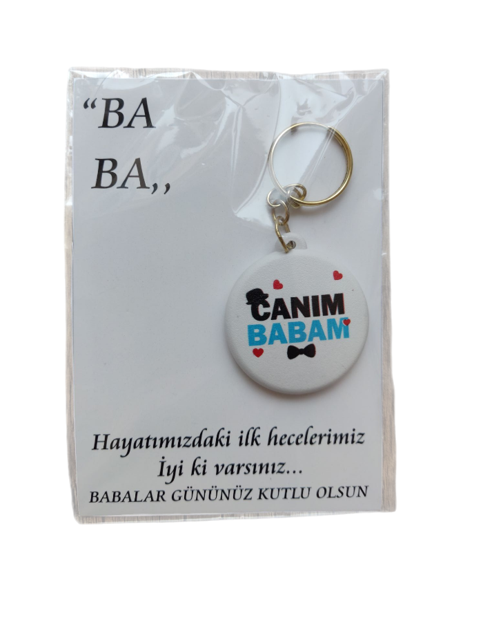 Babalar Günü Hediyesi Açacaklı Anahtarlık 5 Adet