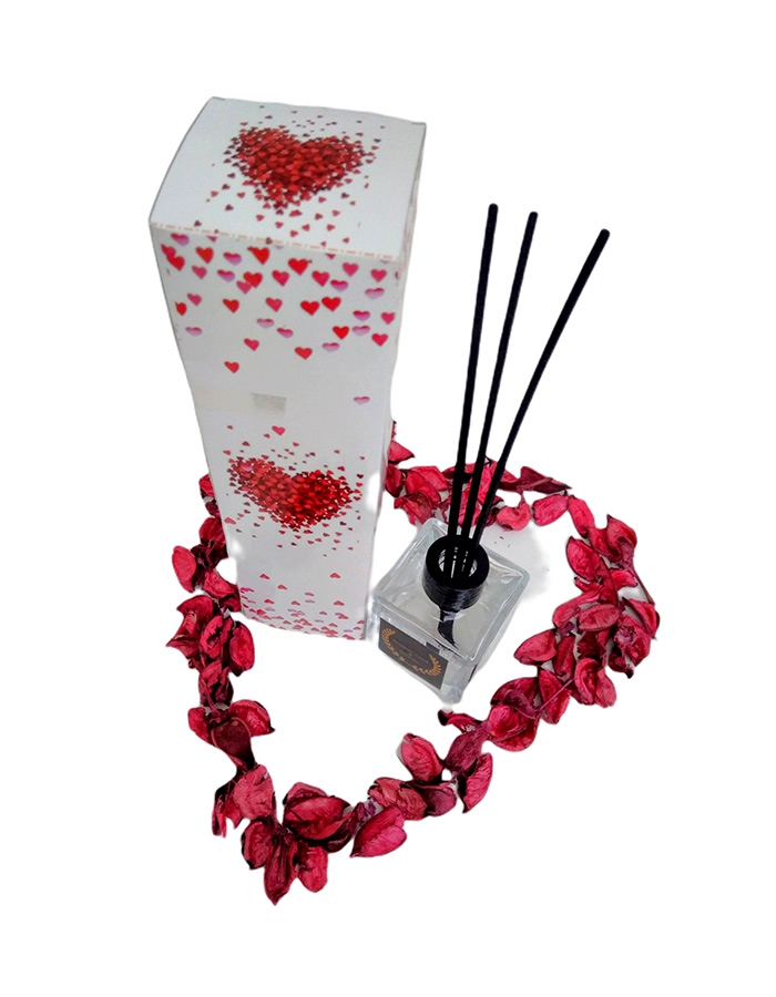 Sevgililer Günü Hediyesi Gül Kurusu Hediyeli Bambu Oda Kokusu Lavanta