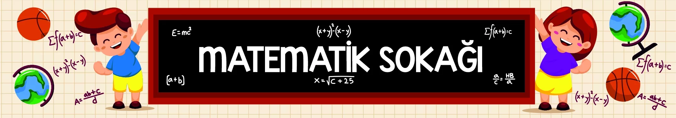 Matematik Sokağına Hoşgeldiniz Kiriş Yazısı