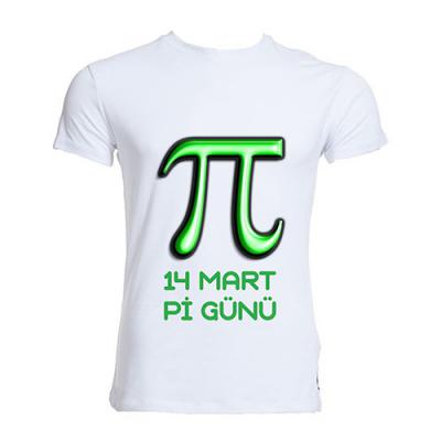 Pi Günü Baskılı Tişört T1