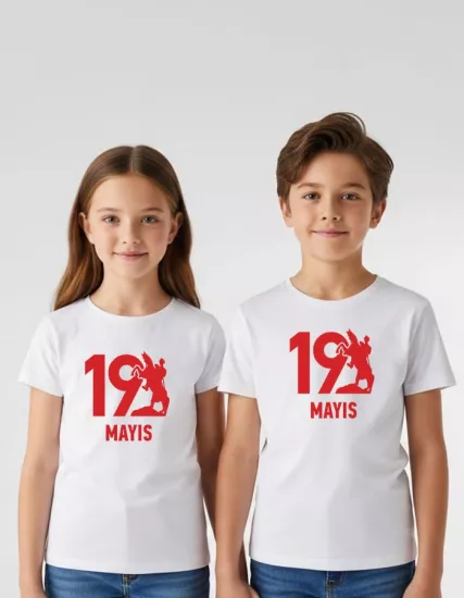 19 Mayıs Baskılı Tişört T3