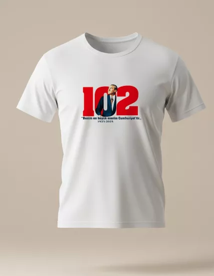 29 Ekim Cumhuriyet Bayramı Baskılı Tişört T10