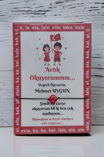 Artık Okuyorum İsimli Şans Bilekliği 