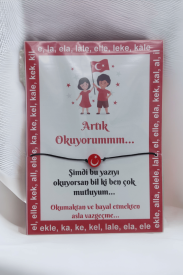 Artık Okuyorum Şans Bilekliği