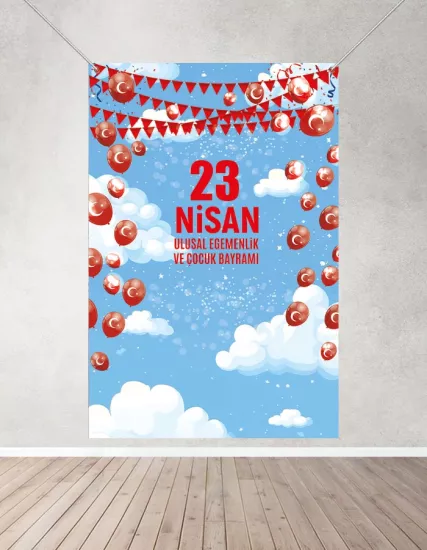 23 Nisan Hatırası Branda Afişi 100x150