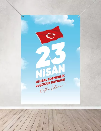 23 Nisan Hatırası Branda Afişi 100x150