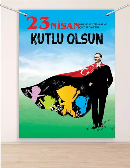 23 Nisan Hatırası Branda Afişi 160x200