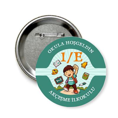 Okula Hoşgeldin Rozeti