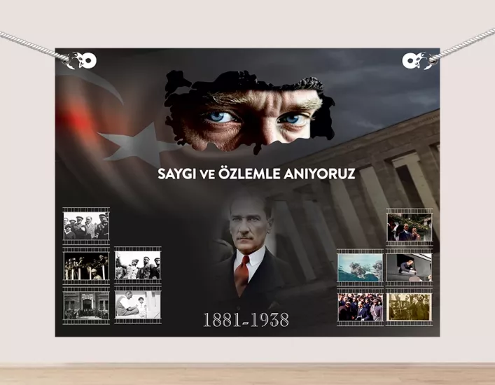 10 Kasım Atatürk’ü Anma Programı Brandası 200x150