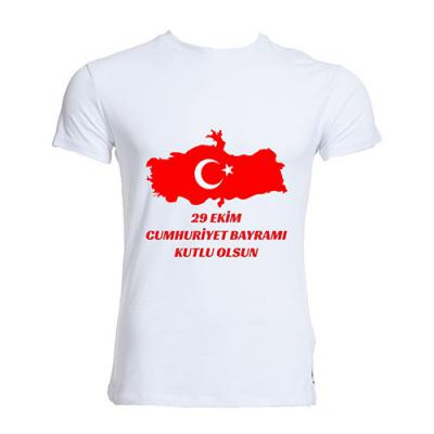 29 Ekim Baskılı Tişört T4