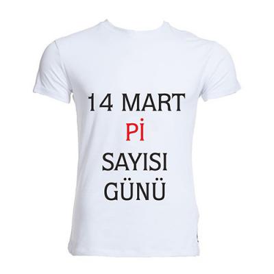 Pi Günü Baskılı Tişört T5