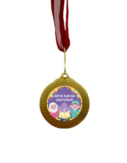 Artık Kur’an Okuyorum Madalyası İsimli + Resimli