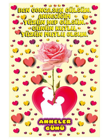 Anneler Günü Hatıra Fotoğraf Panosu Branda 150x200