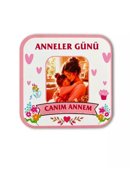 Anneler Günü Hediyesi Ahşap Magnet