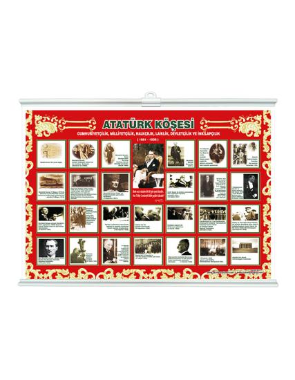 Atatürk Köşesi 70x100 Çıtalı