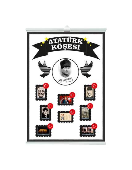 Atatürk Köşesi 70x100 Çıtalı Branda