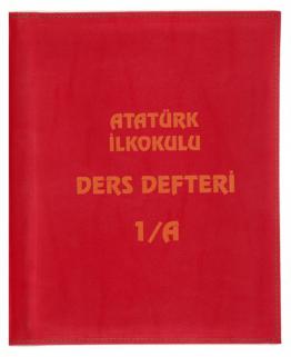 1.Kademe Ders Ve Yoklama Defteri - 8 Derslik (Ciltli - Okul Adı Yaldız Baskılı)