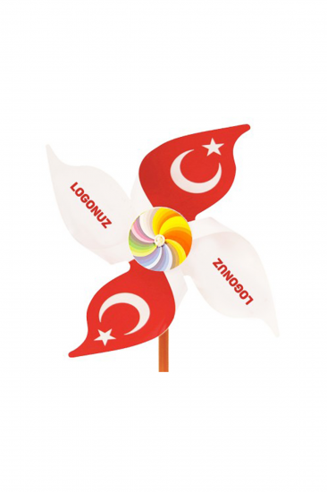 Ayyıldız Rüzgar Gülü Logo Baskılı