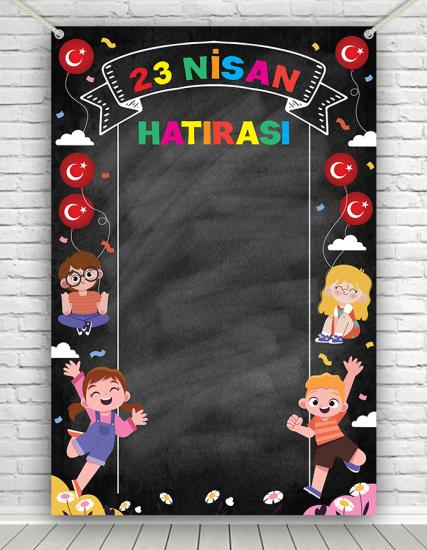 23 Nisan Hatırası Branda Afişi 100x150