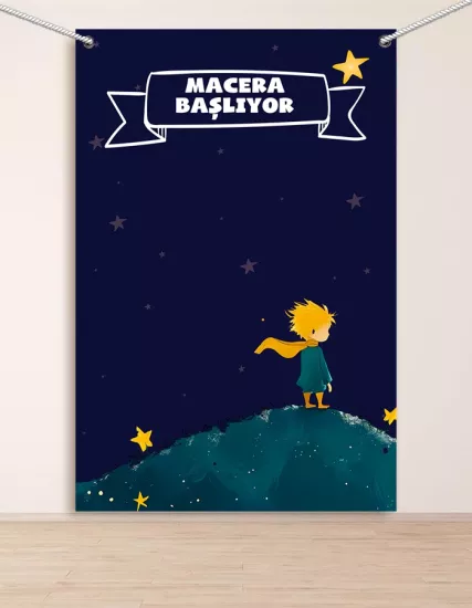 Macera Başlıyor Hatıra Fotoğraf Panosu Branda 160x200