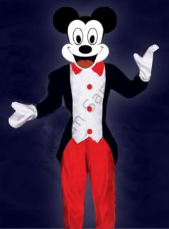 Mickey Mouse Kostümü Uzun Ceketli