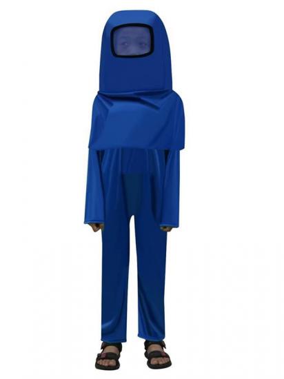 Among Us Cosplay Uzaylı Astronot Kostümü Mavi