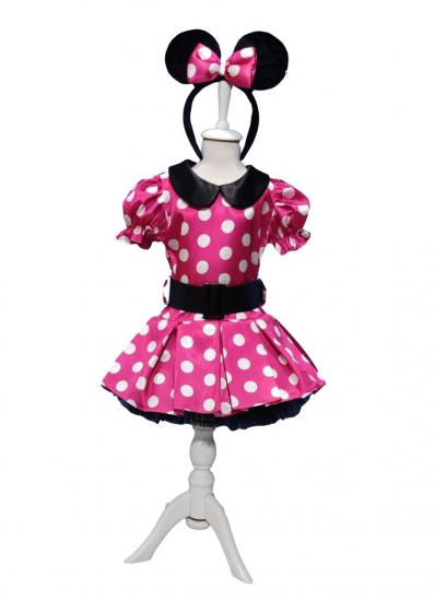 Minnie Mouse Elbise Pembe