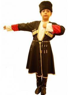 Kafkas Kostümü  | Kafkas Yöresi Erkek Halk Oyunları Kıyafeti