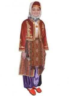 Silifke Yöresel Kostümü Kız | Silifke Yöresi Kız Halk Oyunları Kıyafeti