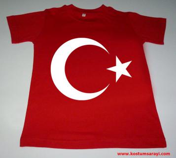 Ay Yıldız Baskılı Tişört