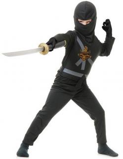 Ninjago Siyah Ninja Kostümü