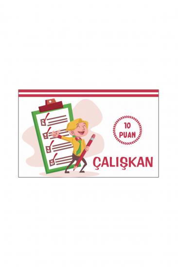 Çalışkan Öğrenci Başarı Kartı 25 Adet