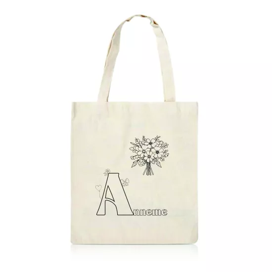 Anneler Günü Özel Boyanabilir Bez Çanta