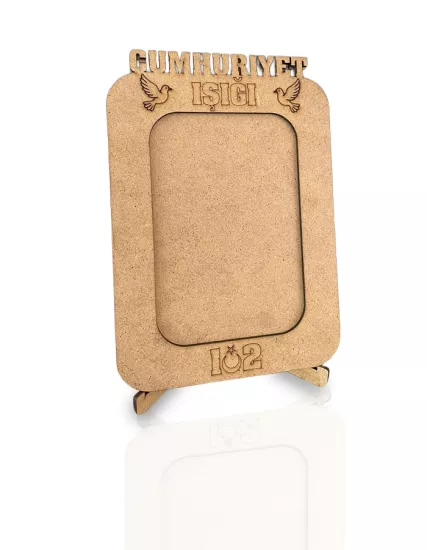 29 Ekim Cumhuriyet Bayramı Hatıra Fotoğraf Çerçevesi Boyama 3 Adet