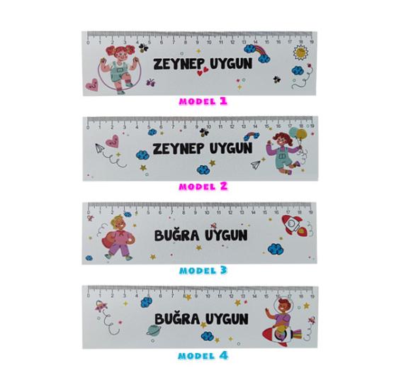 Ahşap Cetvel Kitap Ayracı